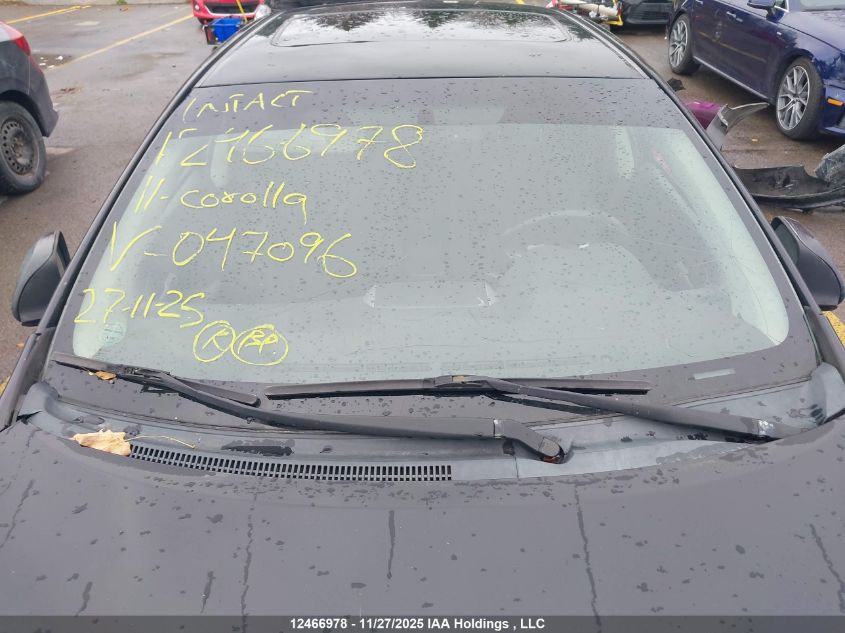 2011 Toyota Corolla VIN: 2T1BE4EEXBC047096 Lot: 12466978