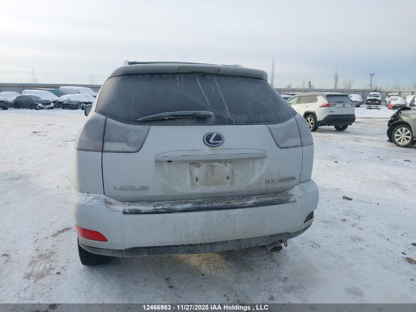 2008 Lexus Rx 400H VIN: JTJHW31U582041239 Lot: 12466983