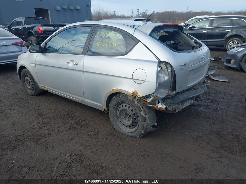 KMHCN35C97U020829 2007 HYUNDAI ACCENT photo no. 3