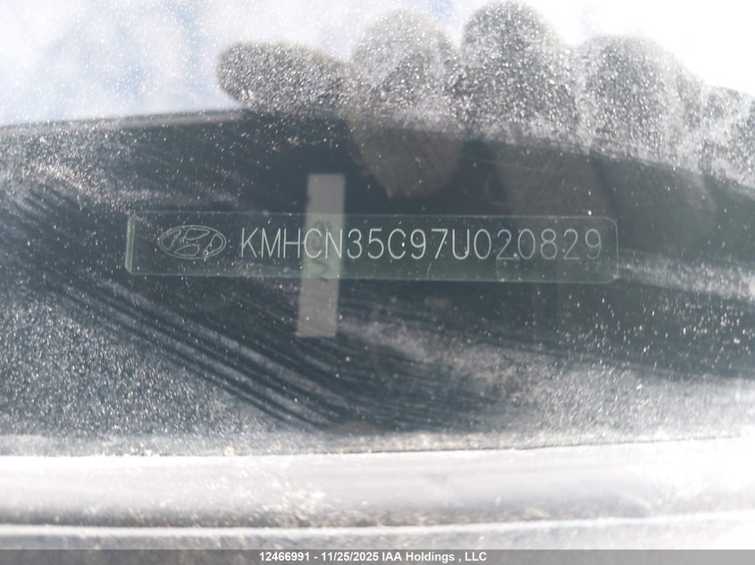 KMHCN35C97U020829 2007 HYUNDAI ACCENT photo no. 9