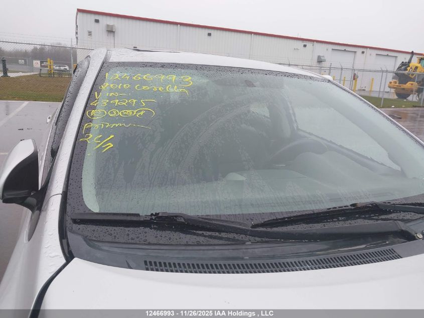 2010 Toyota Corolla S VIN: 2T1BU4EE2AC439295 Lot: 12466993