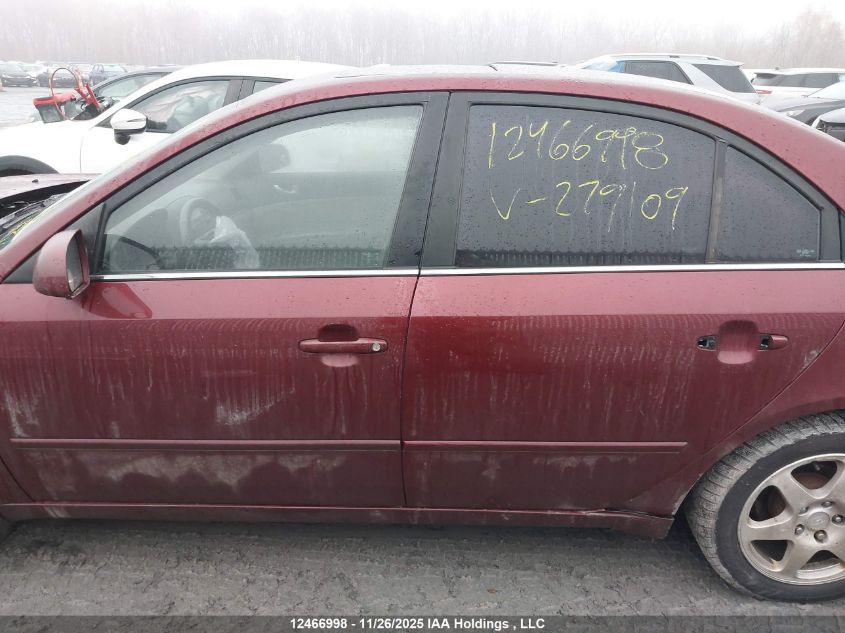 2007 Hyundai Sonata Gls VIN: 5NPET46C77H279109 Lot: 12466998