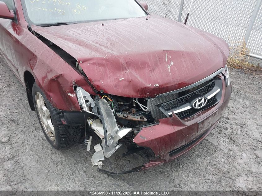 2007 Hyundai Sonata Gls VIN: 5NPET46C77H279109 Lot: 12466998