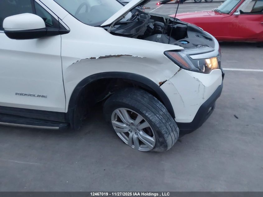 2017 Honda Ridgeline Lx VIN: 5FPYK3F39HB506494 Lot: 12467019