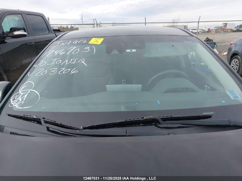 2020 Hyundai Ioniq Hybrid Essential VIN: KMHC75LC8LU203206 Lot: 12467031