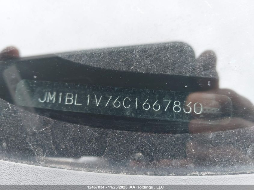 2012 Mazda Mazda3 VIN: JM1BL1V76C1667830 Lot: 12467034