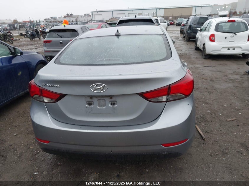 2016 Hyundai Elantra Gl VIN: 5NPDH4AE4GH788080 Lot: 12467044