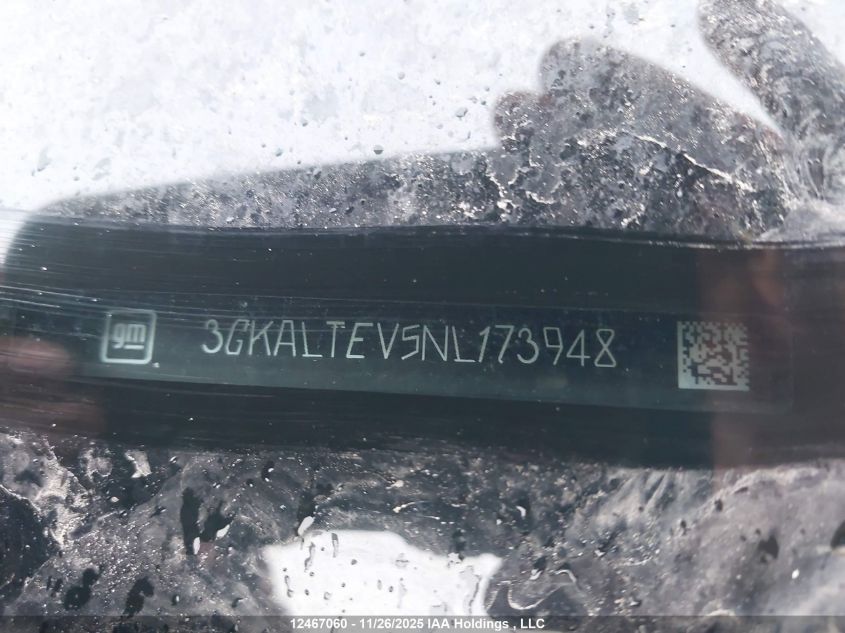 2022 GMC Terrain Sle VIN: 3GKALTEV5NL173948 Lot: 12467060