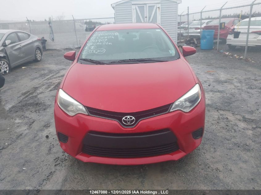 2014 Toyota Corolla Le VIN: 2T1BURHEXEC161907 Lot: 12467080