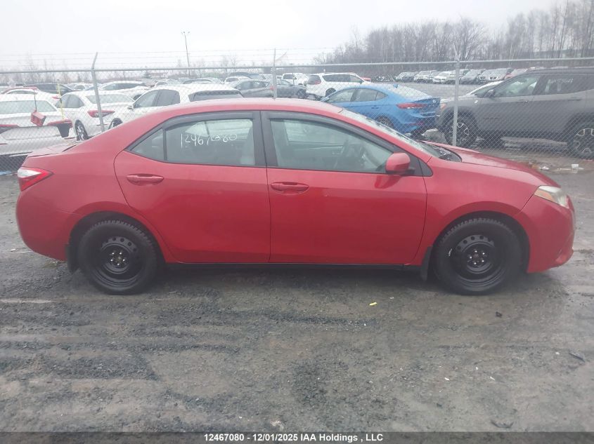 2014 Toyota Corolla Le VIN: 2T1BURHEXEC161907 Lot: 12467080