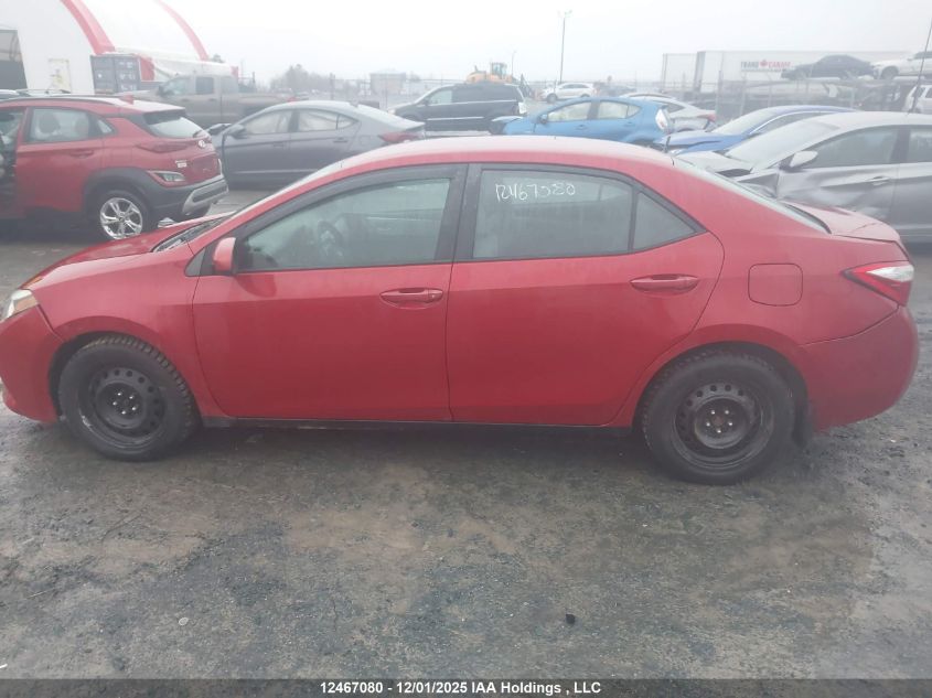 2014 Toyota Corolla Le VIN: 2T1BURHEXEC161907 Lot: 12467080