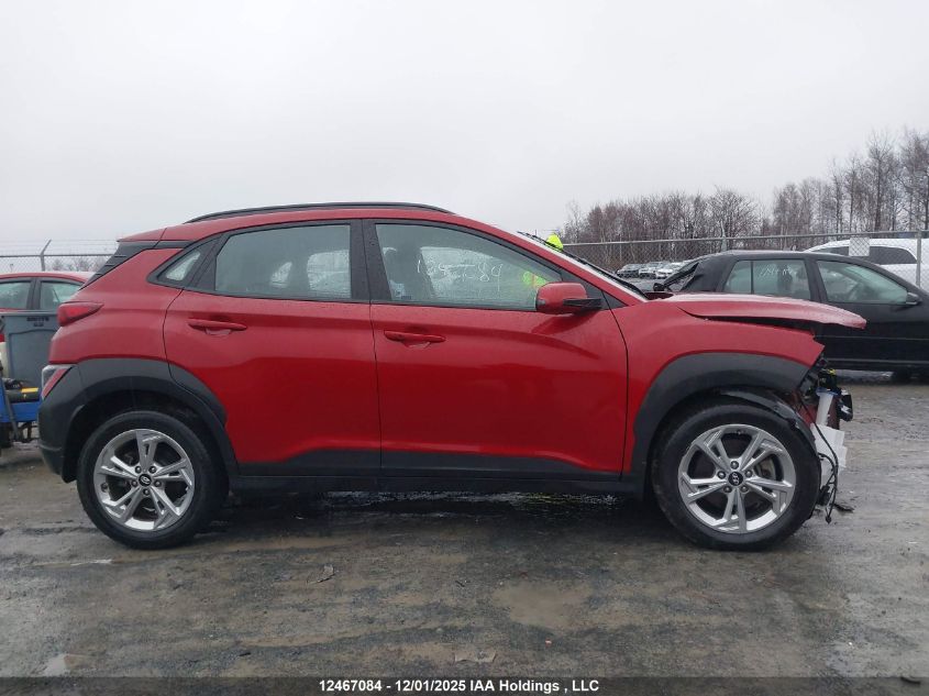 2022 Hyundai Kona Sel/Se VIN: KM8K2CAB2NU827756 Lot: 12467084