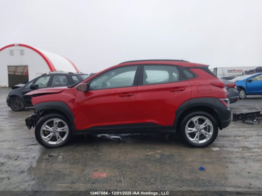 2022 Hyundai Kona Sel/Se VIN: KM8K2CAB2NU827756 Lot: 12467084