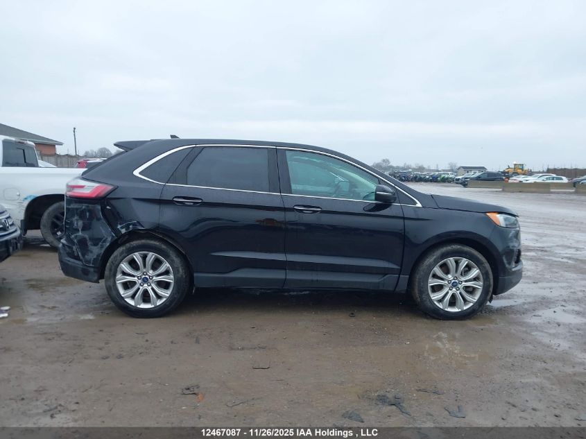 2022 Ford Edge Titanium VIN: 2FMPK4K98NBA56944 Lot: 12467087