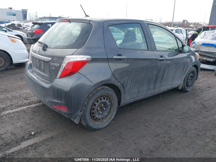 JTDKTUD37CD502531 2012 TOYOTA YARIS photo no. 4