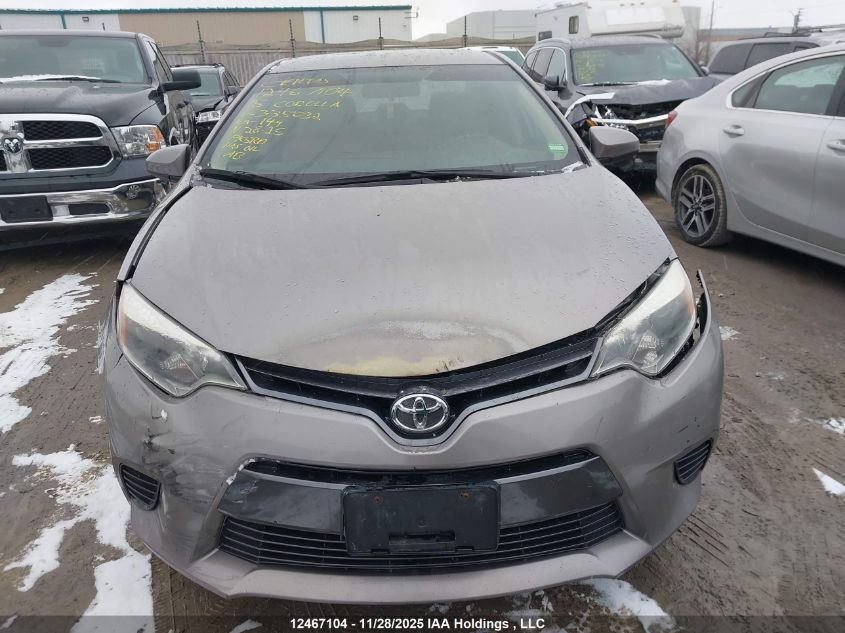 2015 Toyota Corolla L/Le/Le Pls/Prm/S/S Pls VIN: 2T1BURHE9FC335032 Lot: 12467104