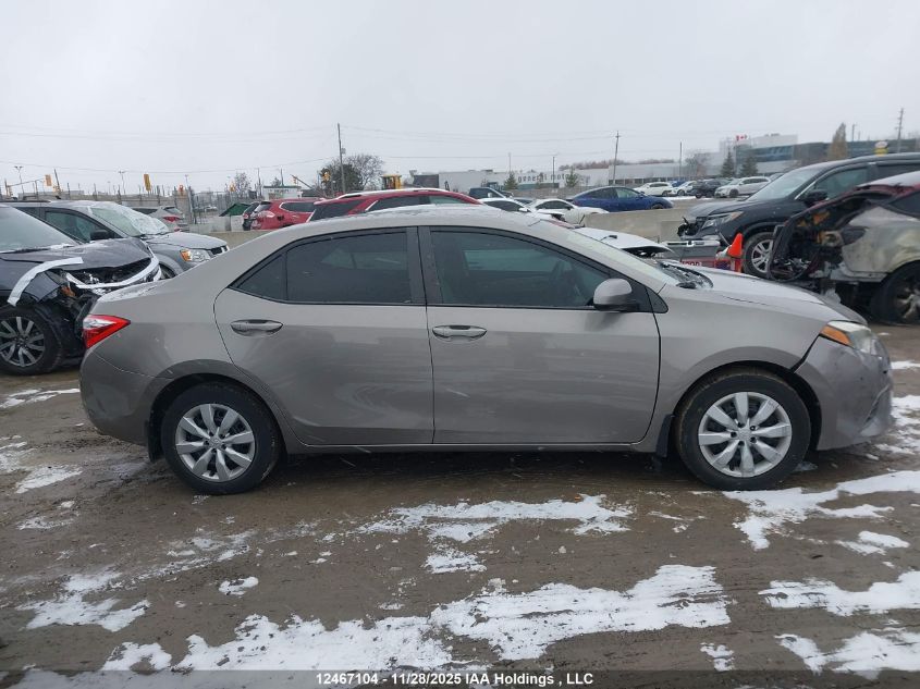 2015 Toyota Corolla L/Le/Le Pls/Prm/S/S Pls VIN: 2T1BURHE9FC335032 Lot: 12467104