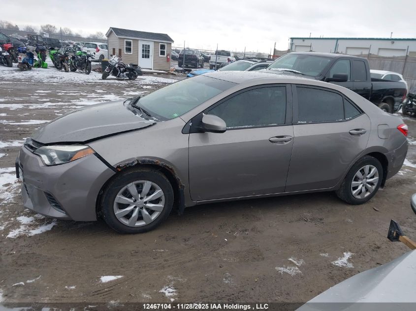2015 Toyota Corolla L/Le/Le Pls/Prm/S/S Pls VIN: 2T1BURHE9FC335032 Lot: 12467104