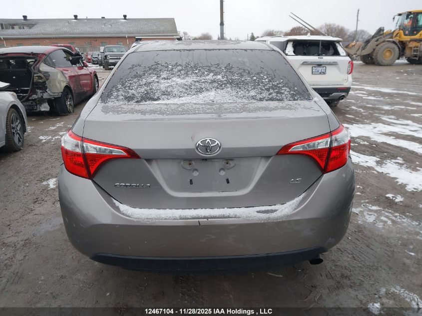 2015 Toyota Corolla L/Le/Le Pls/Prm/S/S Pls VIN: 2T1BURHE9FC335032 Lot: 12467104