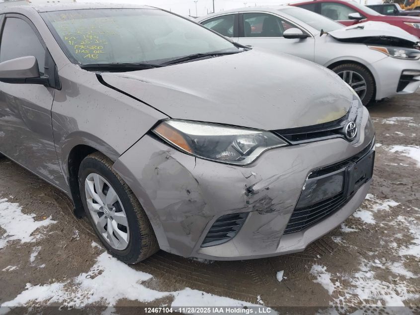 2015 Toyota Corolla L/Le/Le Pls/Prm/S/S Pls VIN: 2T1BURHE9FC335032 Lot: 12467104