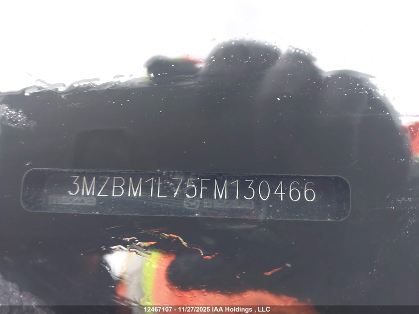 3MZBM1L75FM130466 2015 MAZDA 3 photo no. 9