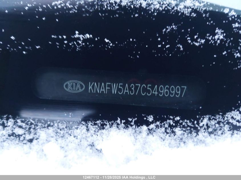 2012 Kia Forte VIN: KNAFW5A37C5496997 Lot: 12467112