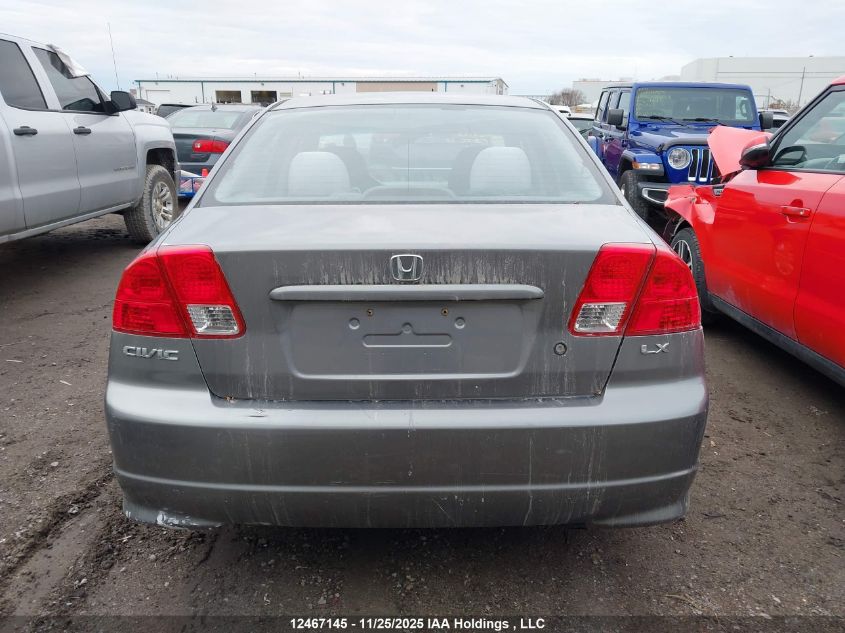 2004 Honda Civic Lx VIN: 2HGES16524H540266 Lot: 12467145