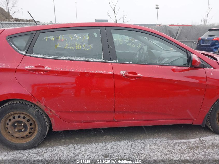 2015 Hyundai Accent Gs VIN: KMHCT5AE9FU228152 Lot: 12467229