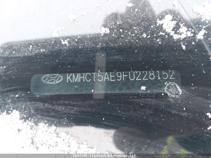 2015 Hyundai Accent Gs VIN: KMHCT5AE9FU228152 Lot: 12467229