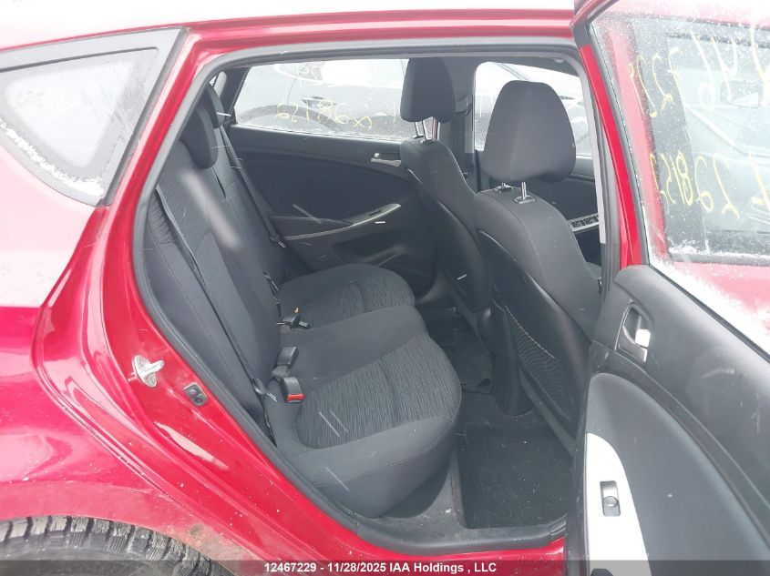 2015 Hyundai Accent Gs VIN: KMHCT5AE9FU228152 Lot: 12467229