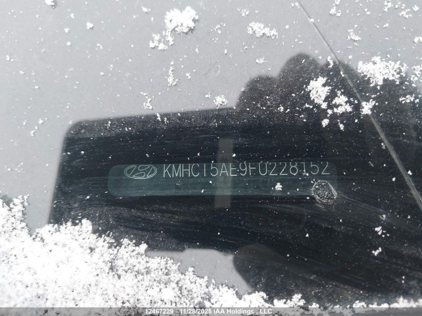 2015 Hyundai Accent Gs VIN: KMHCT5AE9FU228152 Lot: 12467229