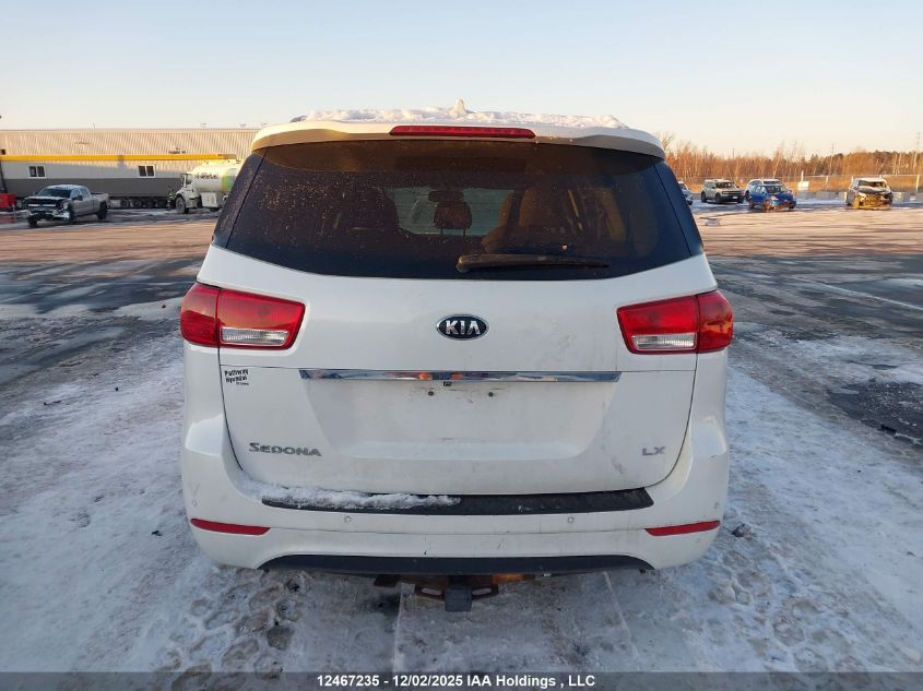 2017 Kia Sedona Lx VIN: KNDMB5C12H6257604 Lot: 12467235