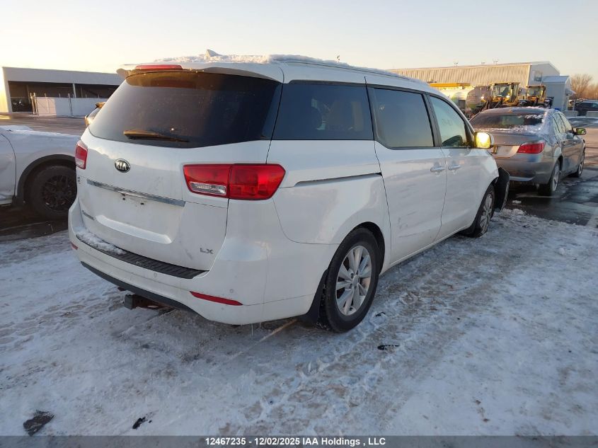 2017 Kia Sedona Lx VIN: KNDMB5C12H6257604 Lot: 12467235