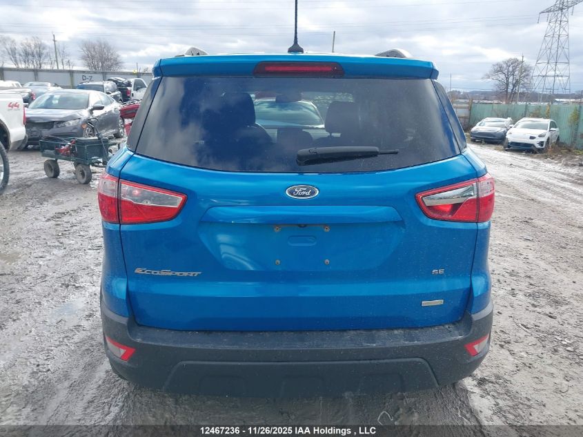 2018 Ford Ecosport Se VIN: MAJ3P1TE3JC211253 Lot: 12467236