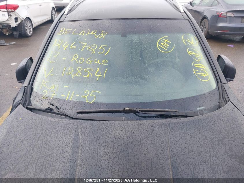 2013 Nissan Rogue VIN: JN8ASSMV2DW128541 Lot: 12467251