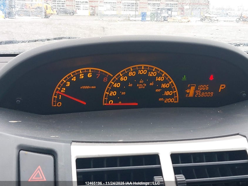 2009 Toyota Yaris Le/Rs VIN: JTDKT923695260897 Lot: 12465196X