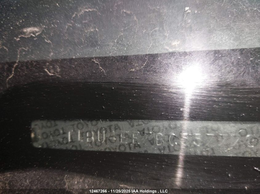 2011 Toyota Corolla Ce VIN: 2T1BU4EE7BC557778 Lot: 12467266