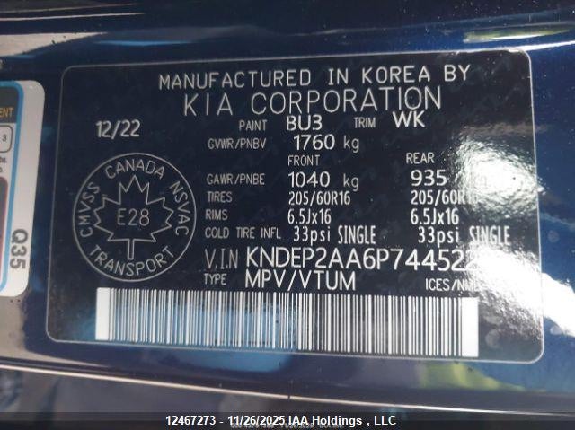 KNDEP2AA6P7445221 2023 KIA SELTOS photo no. 10