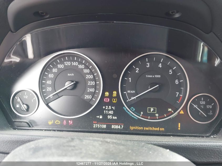 2014 BMW 320I xDrive VIN: WBA3C3G56ENS69800 Lot: 12467277