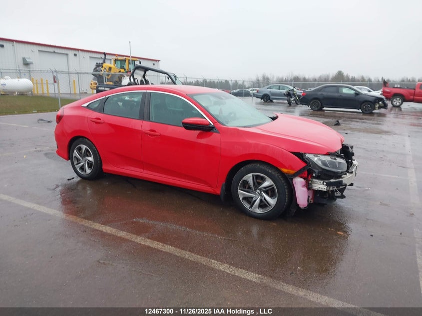 2HGFC2F54KH011275 2019 Honda Civic Lx auction photo 1