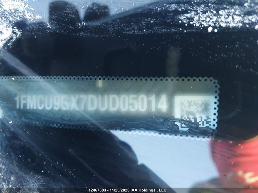 2013 Ford Escape Se VIN: 1FMCU9GX7DUD05014 Lot: 12467303