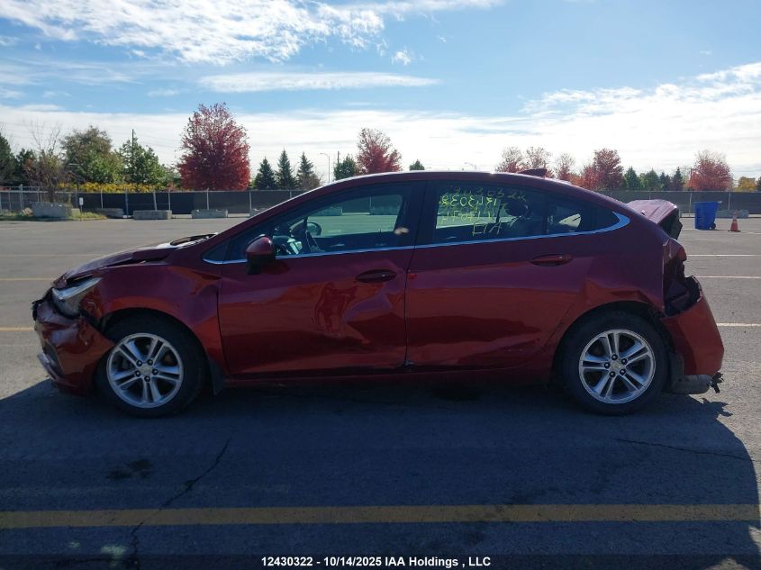 2018 Chevrolet Cruze Lt Auto VIN: 1G1BE5SM1J7170747 Lot: 12430322X