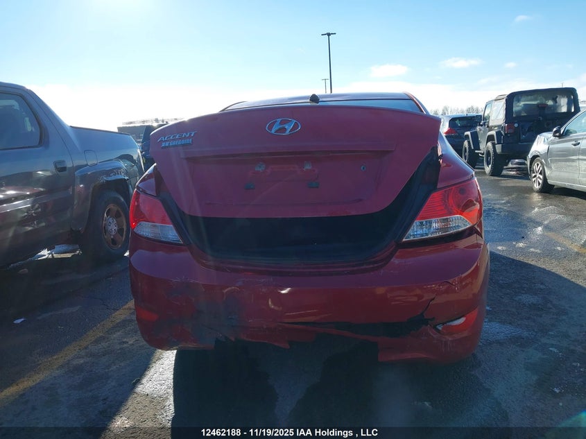 2013 Hyundai Accent Gls VIN: KMHCU4AE9DU471271 Lot: 12462188X