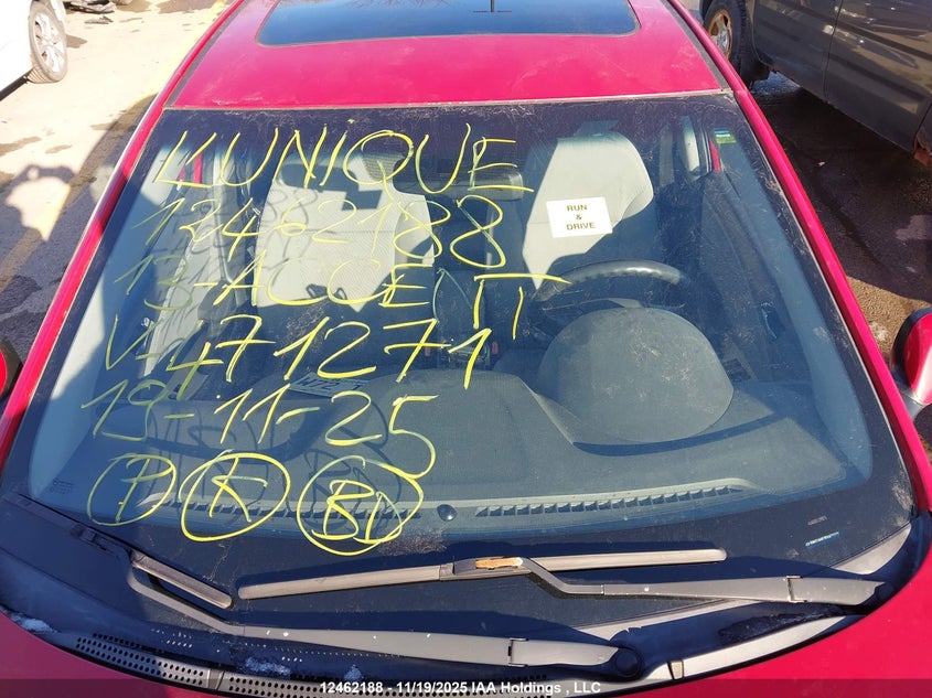 2013 Hyundai Accent Gls VIN: KMHCU4AE9DU471271 Lot: 12462188X