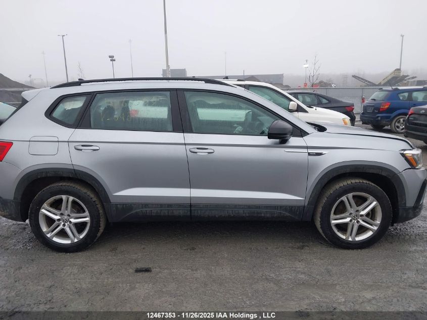 2022 Volkswagen Taos Trendline VIN: 3VVAX7B27NM048723 Lot: 12467353