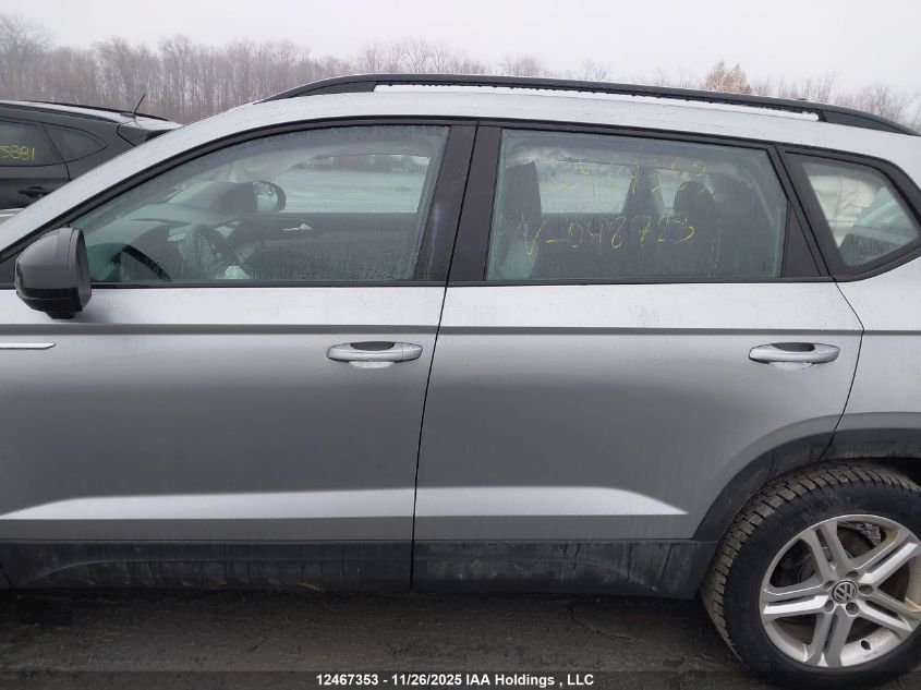 2022 Volkswagen Taos Trendline VIN: 3VVAX7B27NM048723 Lot: 12467353