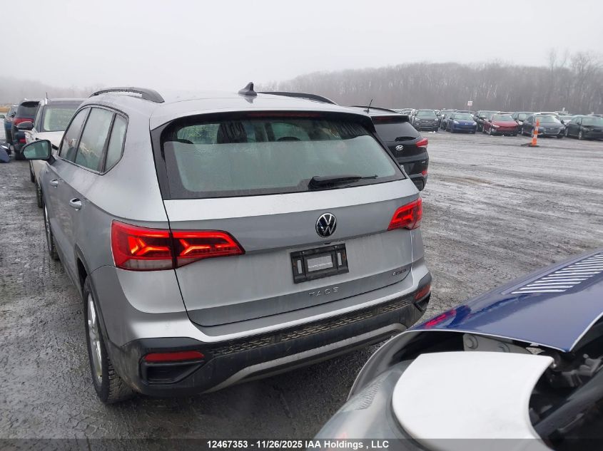 2022 Volkswagen Taos Trendline VIN: 3VVAX7B27NM048723 Lot: 12467353