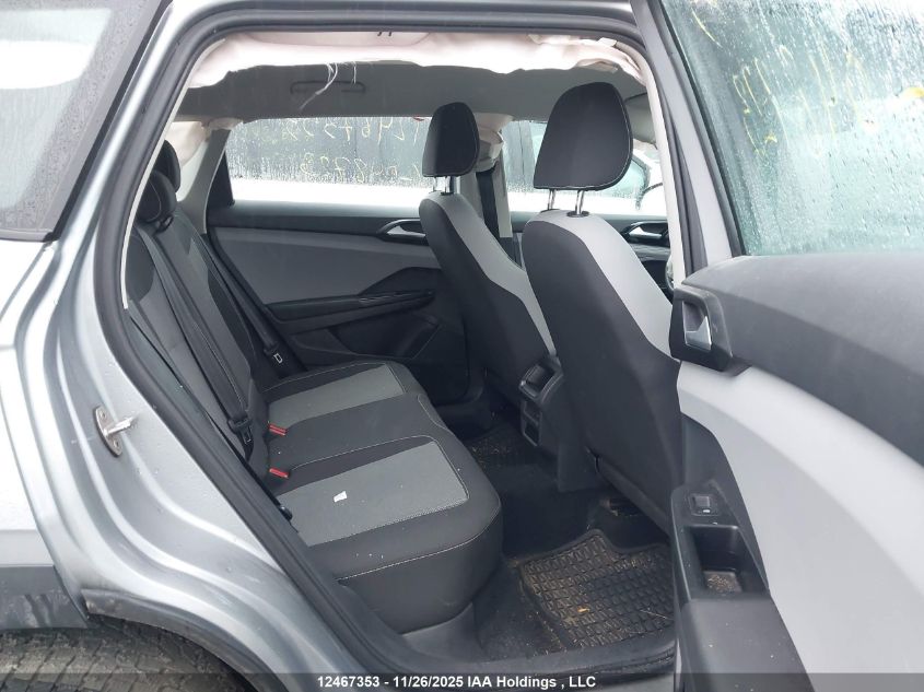 2022 Volkswagen Taos Trendline VIN: 3VVAX7B27NM048723 Lot: 12467353