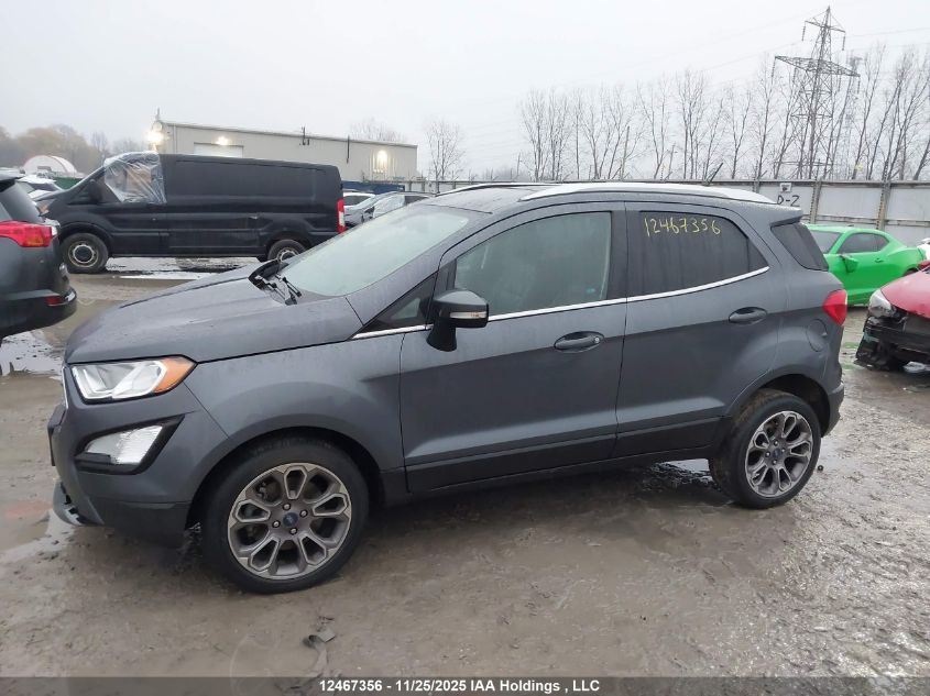 2019 Ford Ecosport Titanium VIN: MAJ6S3KL8KC256472 Lot: 12467356