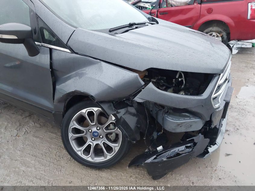 2019 Ford Ecosport Titanium VIN: MAJ6S3KL8KC256472 Lot: 12467356